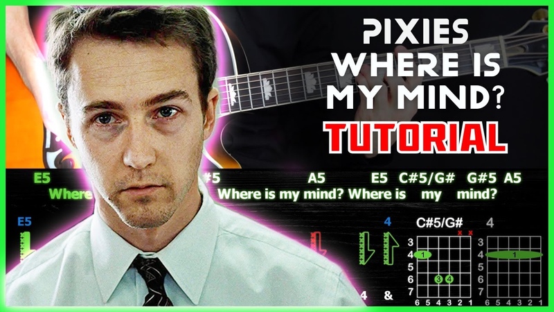 Как играть Pixies Where Is My Mind на гитаре, Разбор