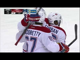 Andrei Markov's nice goal vs Sabres (23 oct 2015)