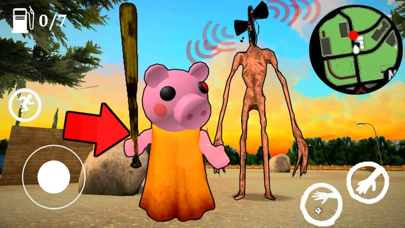 ИГРАЮ В СВИНКА ПИГГИ + СИРЕНОГОЛОВЫЙ НОВЫЙ Piggy Siren Head