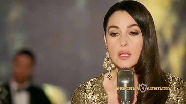 Monica Bellucci SING Cant Help Falling in Love
