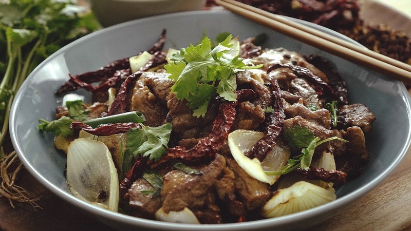 Spicy Sichuan Lamb Stir fry