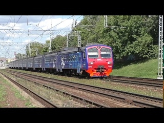 Электропоезд ЭД4М-0397 (ТЧ-31) скоростной пригородный поезд РЭКС-экспресс №7181 Москва - Ожерелье.