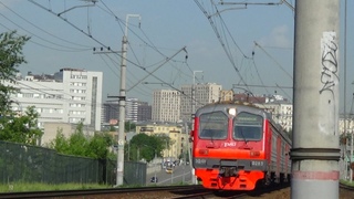 Электропоезд ЭД4М-0283 сообщением Москва - Раменское