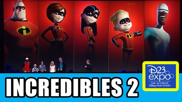 The Incredibles 2 Cast Presentation At Disney D23
