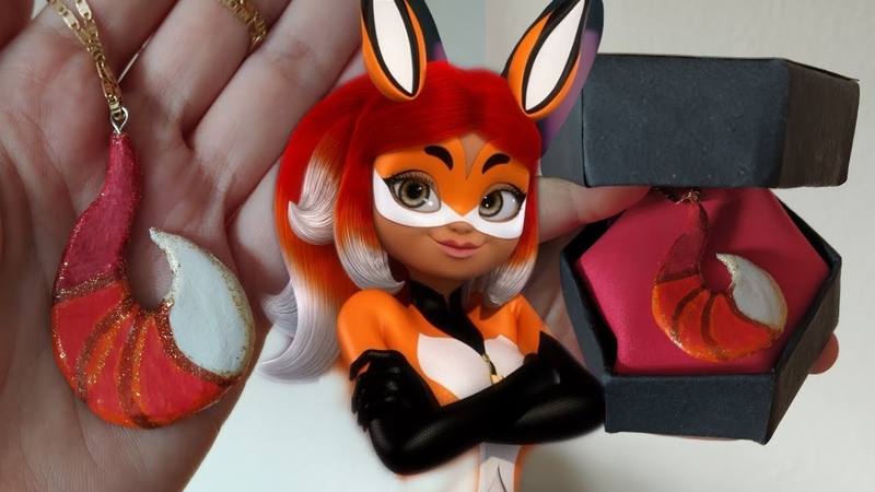 tilki mucizesi yapımı, How to make FOX Miraculous Necklace Rena