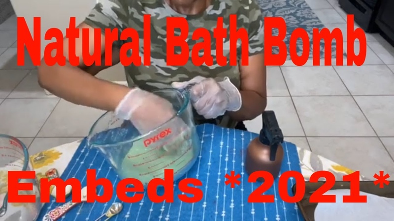 How To Make All Natural Bath Bomb Embeds Part