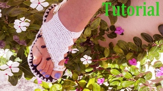 COMO HACER SANDALIAS TEJIDAS A CROCHET PASO A PASO