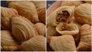 рецепты, яблочный десерт   Punya Tepung Dan Apel Bikin Ini Aja. Pie Apel Berlapis Tanpa Oven | Pastel Apel