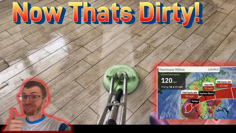 Hurricane DISASTER professional tile cleaning Hit with two hurricanes in 2 weeks