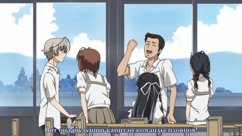 9 серия Рус. Субтитры Yosuga no Sora, Связанные небом, Одиночество