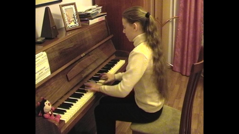 2010 г. Изабелле 12 лет. П. И. Чайковский Белые ночи из цикла