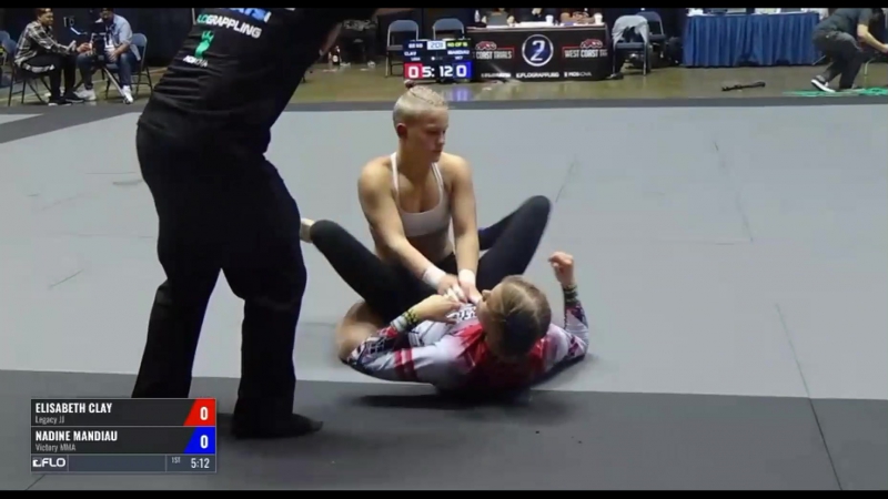Elisabeth Clay vs Nadine Mandiau ADCC North American Trials 2017,