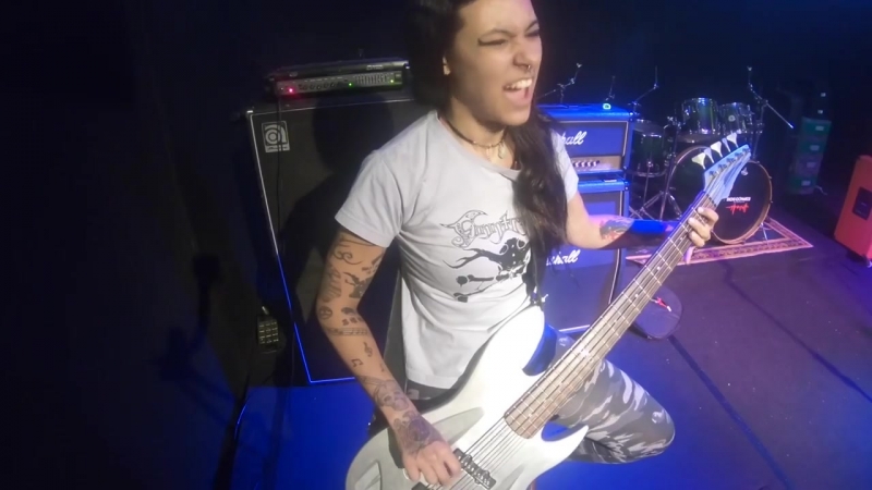 NERVOSA Never Forget, Never Repeat ( Bass Playthrough by Fernanda Lira) Napalm