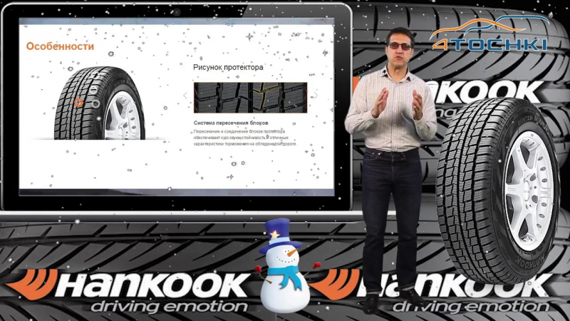 Зимняя шина Hankook Winter RW06 на 4 точки. Шины и диски 4точки Wheels