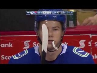Nikolai Goldobin’s tic tac toe goal for Canucks (2018)