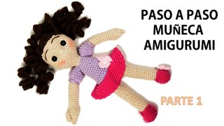 Muñeca a crochet para los mas pequeños, amigurumi parte 1