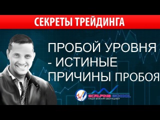Уровни поддержки и сопротивления - истинные причины пробоя