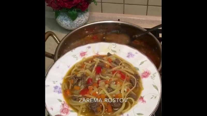 МАКАРОНЫ С МЯСОМ И