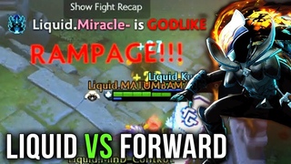 LIQUID vs FORWARD - Miracle- Perspective - RAMPAGE like M-GOD - MegaFon Winter Clash Dota 2