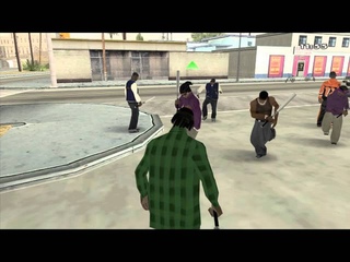 || LSB || ||Streetz Of Los Santos || Brawl and Shootout- Grove and Seville Families Vs IB and JB