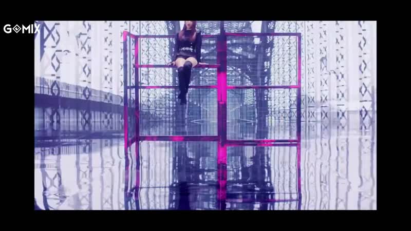 clc x gugudan black dress, the boots (short