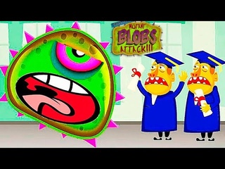 ХИЩНЫЙ СЛИЗЕНЬ на ВОЕННОЙ БАЗЕ! Mutant Blobs Attack  #8  - мультик игра про злого СЛИЗНЯ МУТАНТА