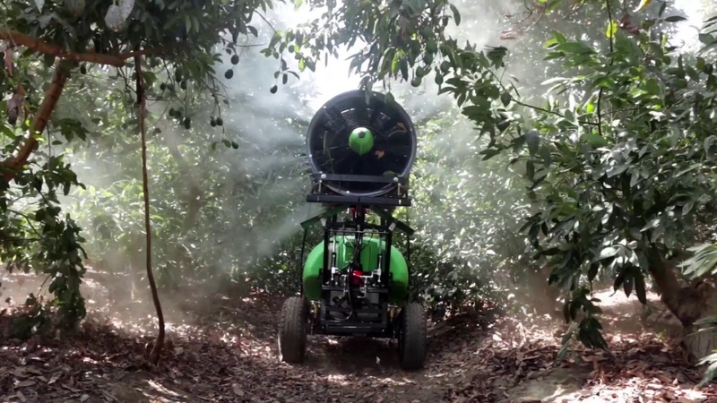 Atomizador con grupo de aire elevado Sprayer with lifting air