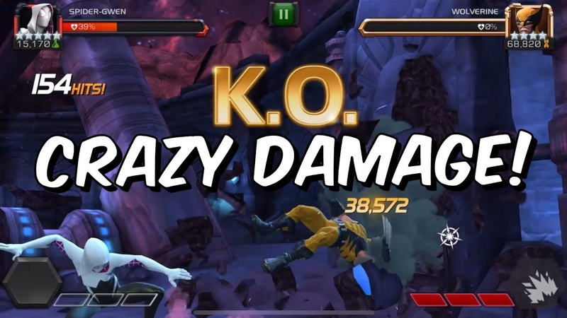 5 Star Buffed Spider Gwen DESTROYS Realm of Legends God Tier Ramp Marvel Contest Of