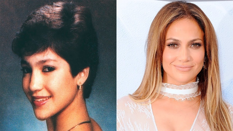 Face Transformation Jennifer Lopez ( how changed ), Трансформация лица Дженнифер