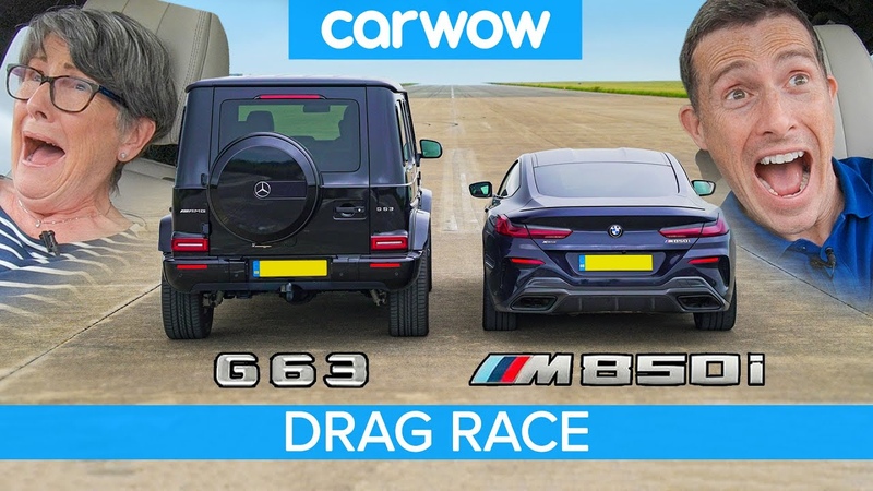 AMG G63 vs BMW M850i DRAG with my 71 year old