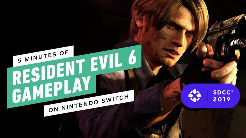 5 Minutes of Resident Evil 6 Gameplay on Nintendo Switch Comic Con