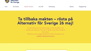 Så röstar du på Alternativ för Sverige i EU-valet