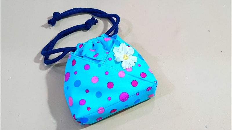 DIY Japanese Oshin Bag, Lovely Drawstring Bag Tutorial