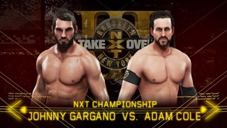 WWE2k19. Прогнозы NXT TakeOver New York: Johnny Gargano vs. Adam Cole. 2 Out 3 Falls