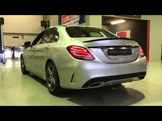Mercedes Benz C200 W205 | ARMYTRIX Valvetronic Exhaust | Loud Revs Sound Test Review 2017 2018