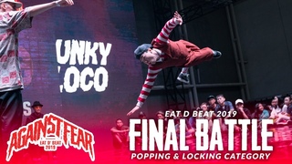 Nikkipop vs Funky Loco | Popping & Locking Final Battle | Eat D Beat 2019 | RPProds