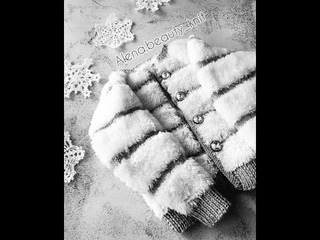 Вязаный бомбер