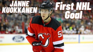 Janne Kuokkanen #59 (New Jersey Devils) first NHL goal 30/01/2021