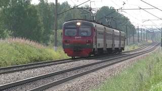Электропоезд ЭД4М-0013 перегон Туманово - Гагарин