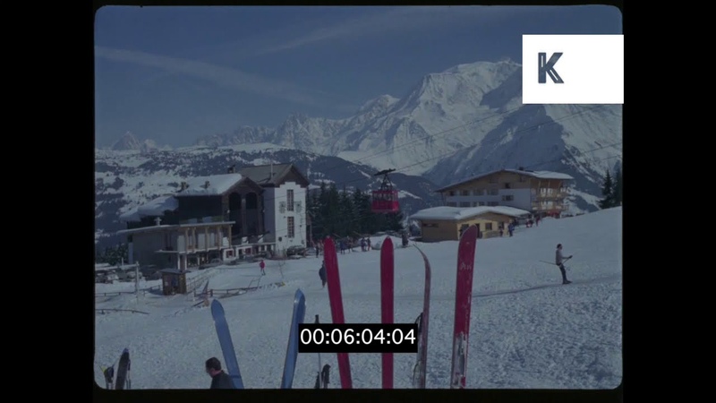 1960s, 1970s Switzerland, Alpine Ski Resort, Lodge,