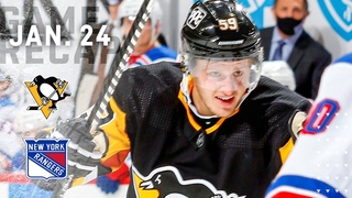 Game Recap: Penguins vs. Rangers () | Jake Guentzel Scores His 100th Goal