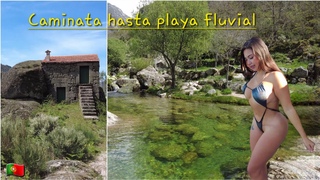Caminata hasta playa fluvial de la Siera Torre