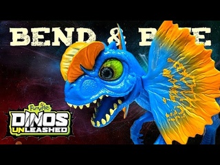 2023 Funville Dinos Unleashed Bend & Bite Dilophosaurus Review!!!