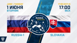 Russia-1 - Slovakia. ICE SLEDGE HOCKEY CONTINENTAL CUP. 1 June 17:00 (Moscow time)