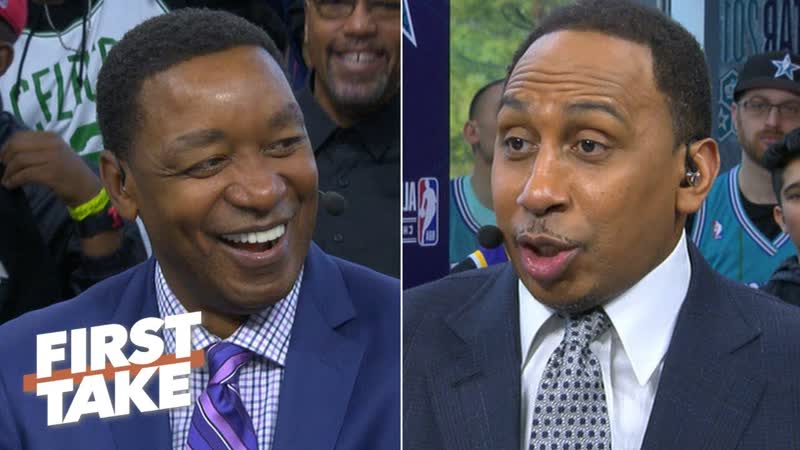 Isiah Thomas laughs at Stephen A. for getting called out by Magic Johnson, First