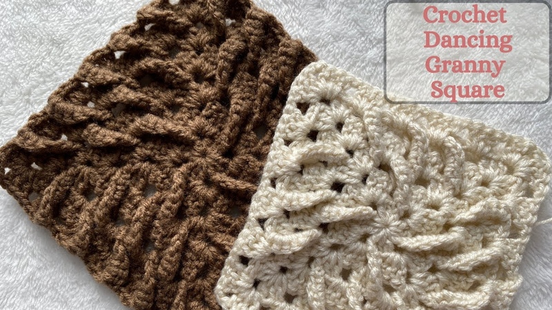Crochet The Dancing Granny Square, Textured Crochet