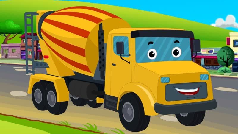 Kids Channel Cement Mixer, Vehicles For Kids, trucks for kids, kids