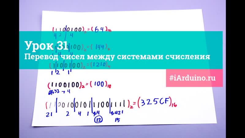 Урок 32. Перевод чисел между системами