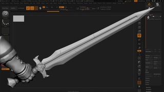 Sword for the character - Zbrush