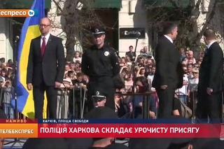 - Урочисте прийняття присяги нової патрульної служби у Харкові